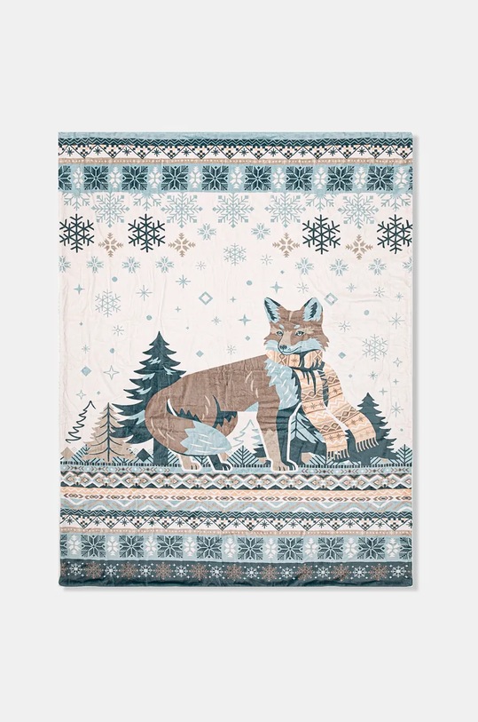 Koc świąteczny wzorzysty 160 x 220 cm kolor multicolor RW24.KOUA00 multicolor RW24