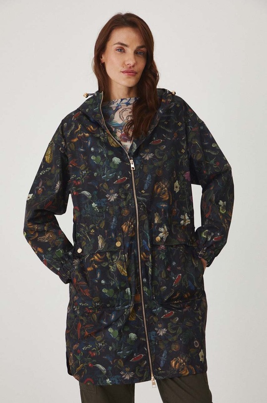 Parka damska damska wzorzysta kolor multicolor RW24.KPD102