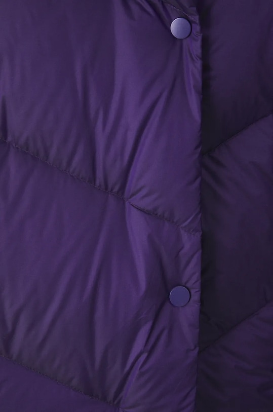 Płaszcz puchowy damski pikowany kolor fioletowy RW24.KPD701