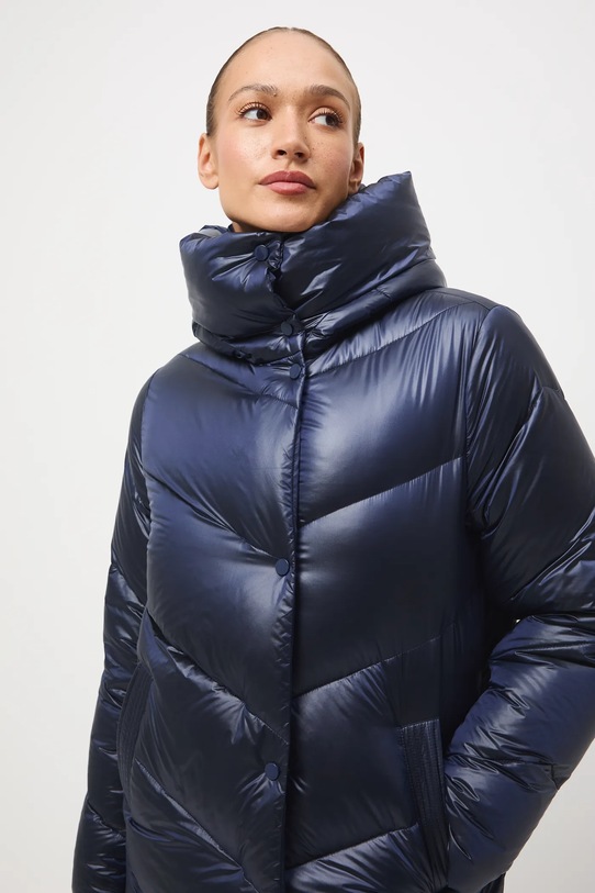 Medicine cappoto in piuma-piumino foderato blu navy RW24.KPD701