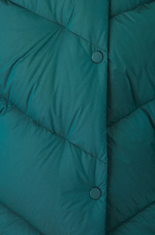 Płaszcz puchowy damski pikowany kolor turkusowy RW24.KPD701 turkusowy