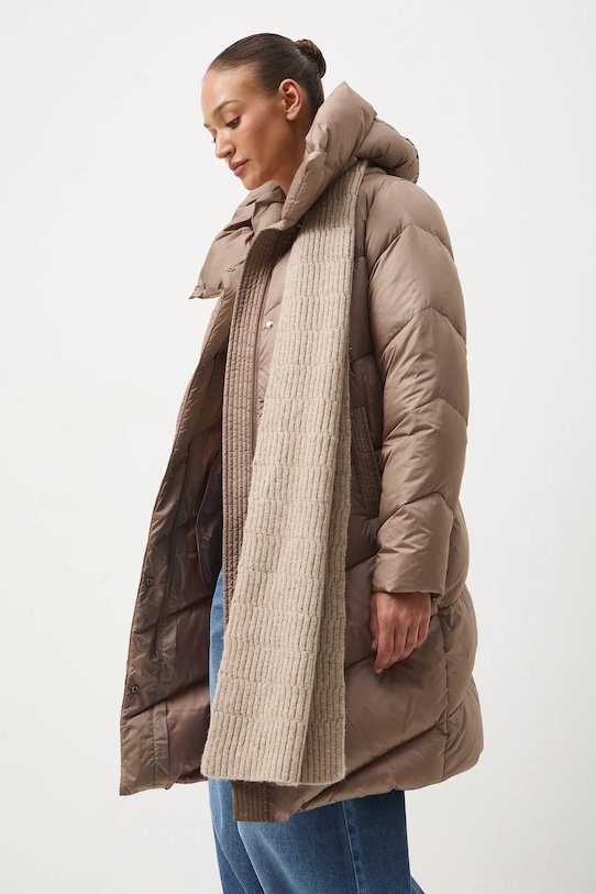 Medicine płaszcz puchowy pozostałe beżowy RW24.KPD701