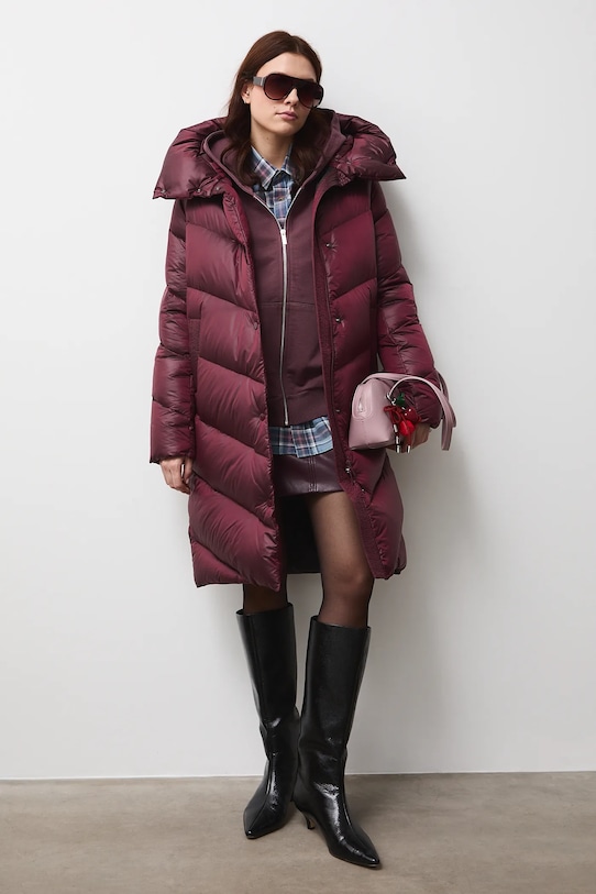 Medicine pehelykabát pehelytoll burgundia RW24.KPD701