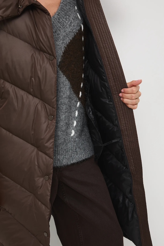 Płaszcz puchowy damski pikowany RW24.KPD701