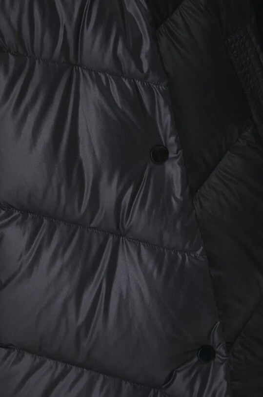 Płaszcz puchowy damski pikowany kolor czarny RW24.KPD701