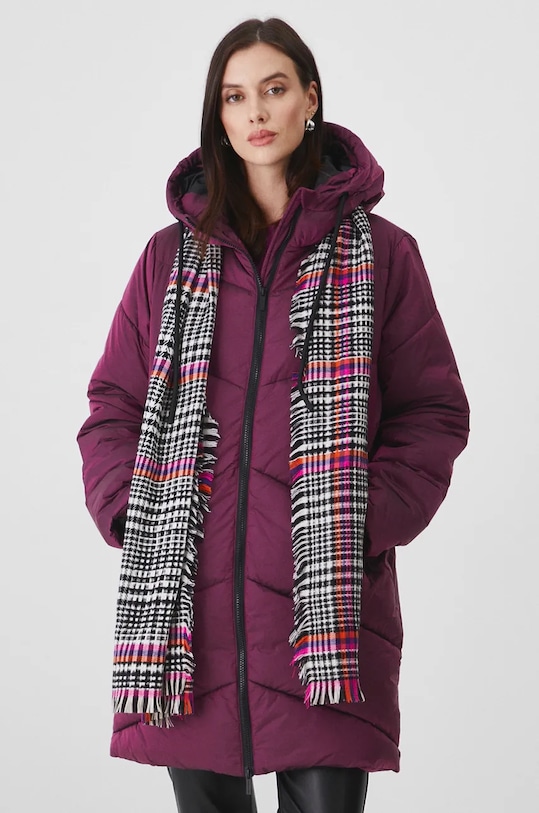 Пальто Medicine с утеплением бордо RW24.KPD704