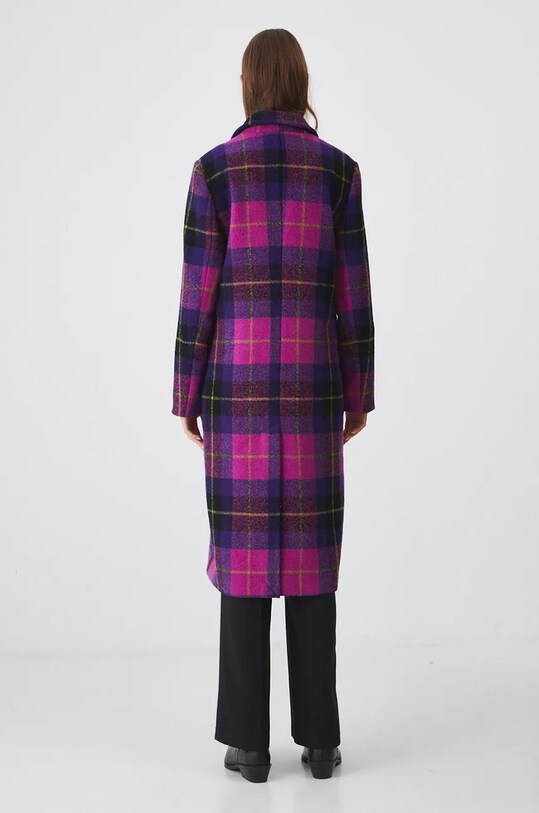 Ρούχα Παλτό από μείγμα μαλλιού Medicine RW24.KPD809 πολύχρωμο