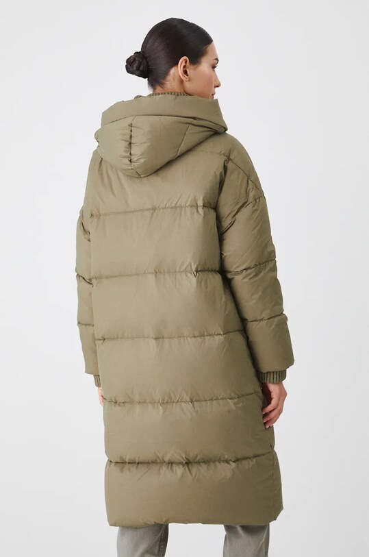 Odzież Płaszcz puchowy damski pikowany kolor brązowy RW24.KPD813 brązowy