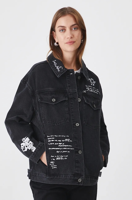 Medicine kurtka jeansowa RW24.KUD650 czarny RW24