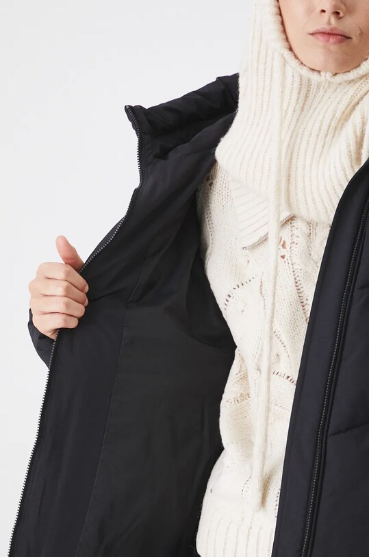 Kurtka damska pikowana kolor czarny RW24.KUD702