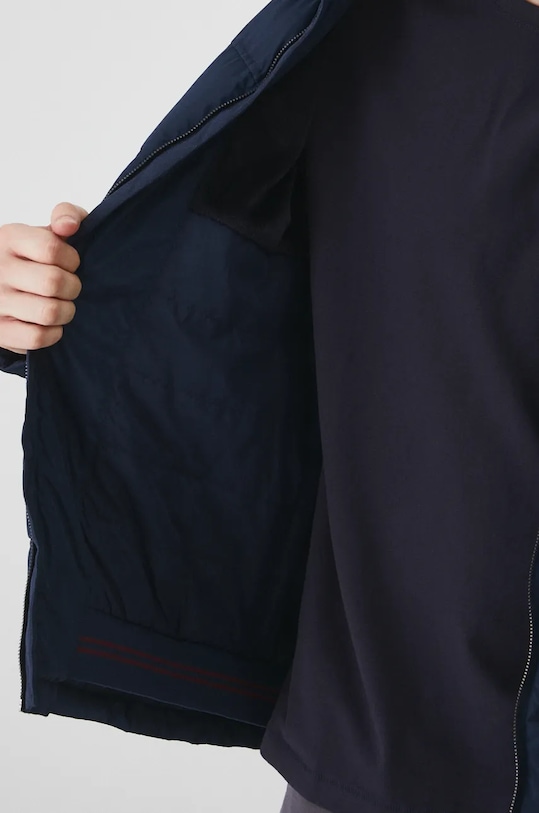 Bunda pánska prešívaná tmavomodrá farba RW24.KUM709