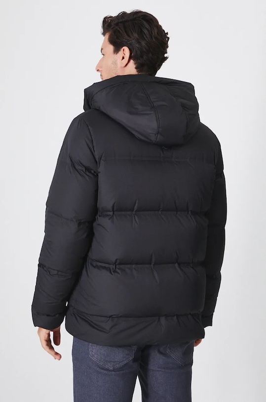 Odzież Kurtka puchowa męska pikowana kolor czarny RW24.KUM906 czarny