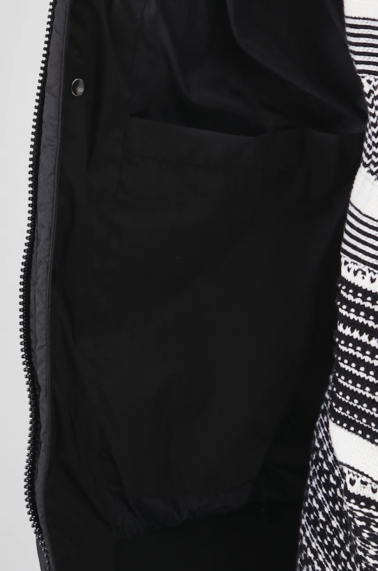 Kurtka puchowa męska pikowana kolor czarny RW24.KUM906