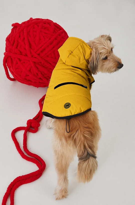 Kurtka dla pupila pikowana kolor żółty żółty RW24.KUU805