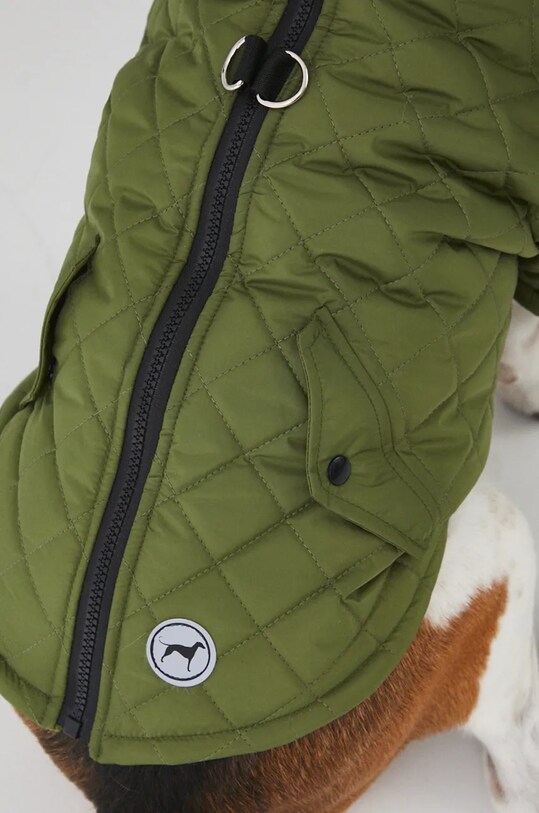 Kurtka dla pupila pikowana kolor zielony RW24.KUU901