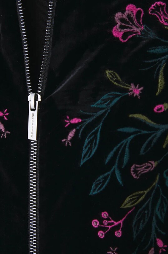 Kurtka bomber damska z kolekcji Together For Nature kolor czarny RW24.KZD701