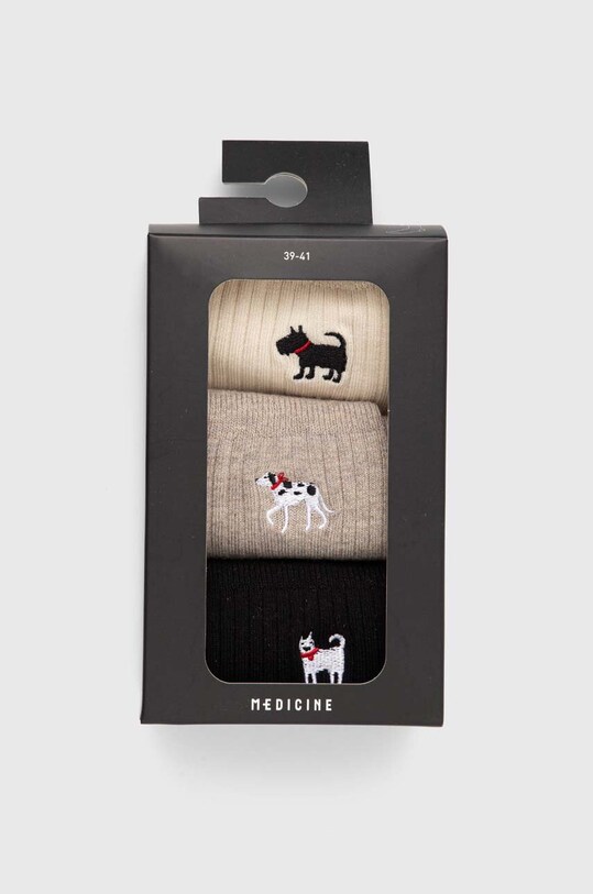 Одяг Шкарпетки Medicine 3-pack RW24.LGD104 барвистий