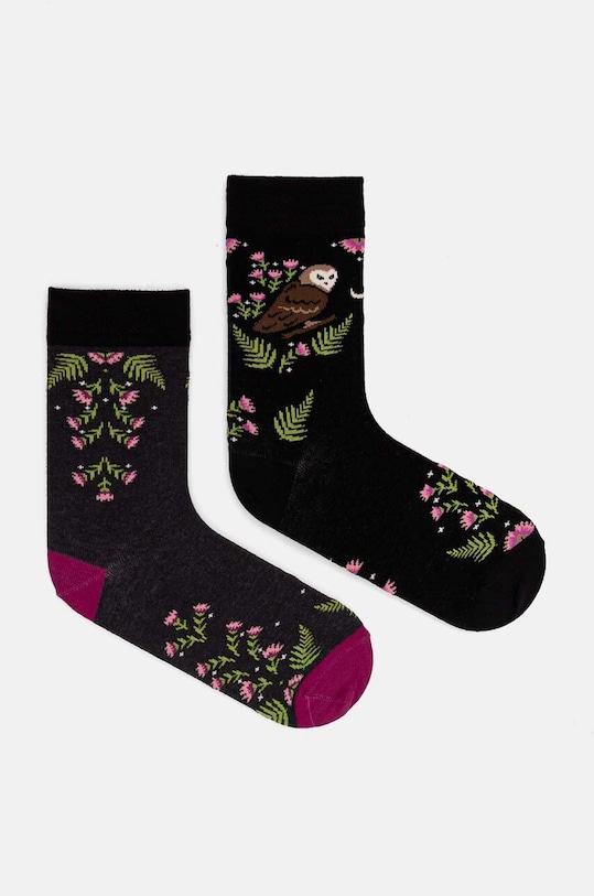 Bavlnené ponožky vzorované (2-pack) viac farieb dlhé ponožky viacfarebná RW24.LGD502