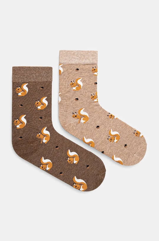 Medicine ciorapi de bumbac 2-pack cu modele multicolor RW24.LGD609