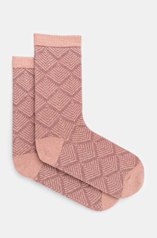 Vlněné ponožky Medicine dlouhé ponožky růžová RW24.LGD714