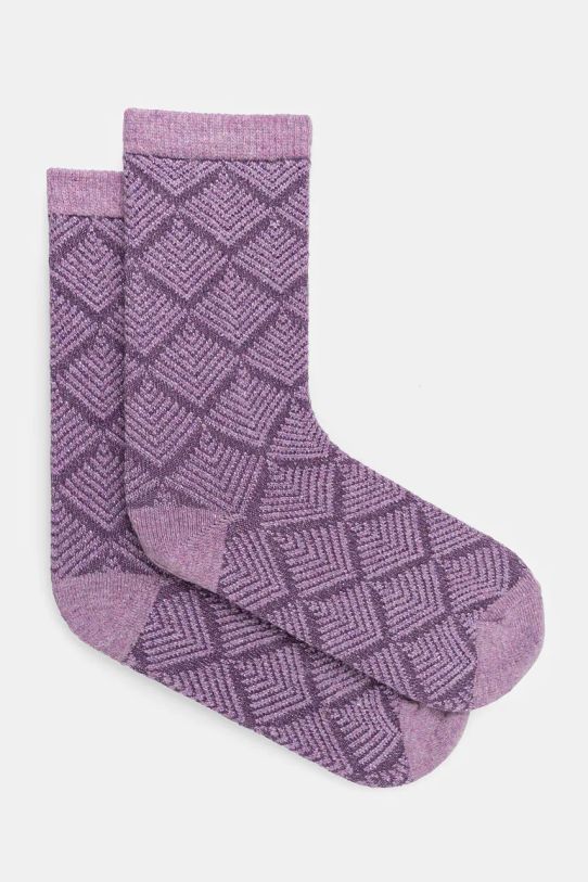 Vunene čarape Medicine visoke čarape ljubičasta RW24.LGD714