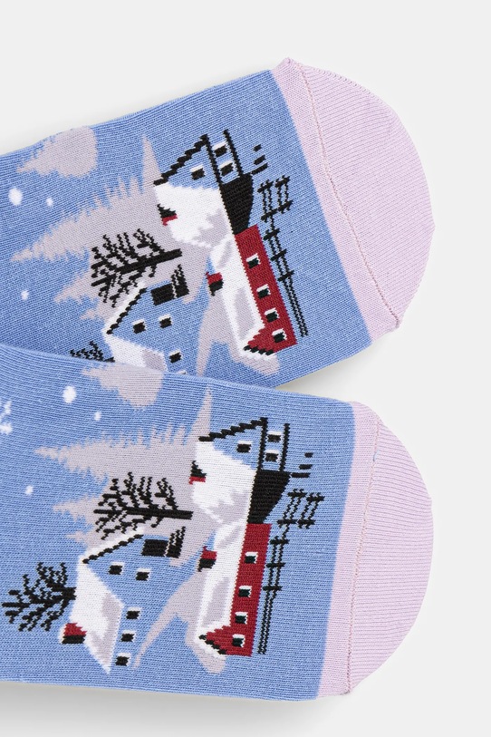 Odzież Skarpetki bawełniane damskie świąteczne (2-pack) kolor multicolor RW24.LGD906 multicolor