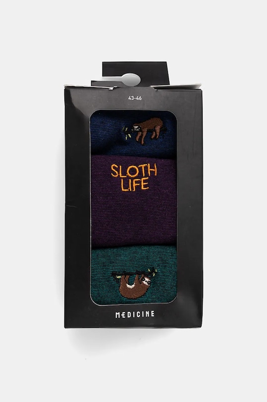 Îmbrăcăminte Medicine ciorapi de bumbac 3-pack RW24.LGM604 multicolor