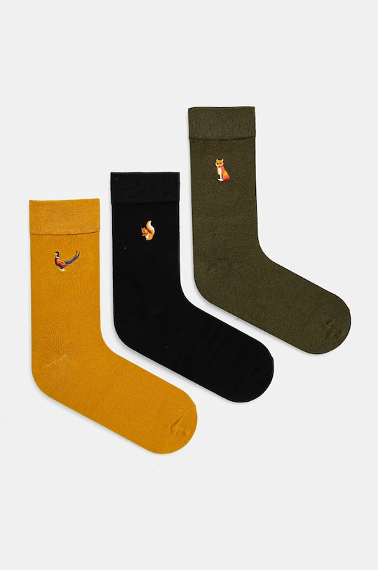 Medicine skarpetki bawełniane 3-pack animal multicolor RW24.LGM605