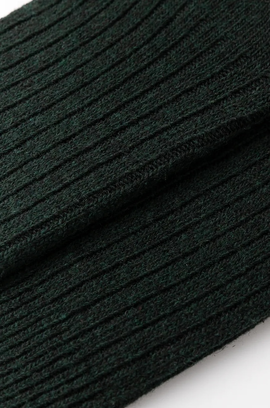 Skarpetki wełniane męskie prążkowane kolor zielony RW24.LGM706 zielony RW24