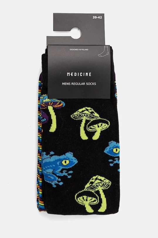 Дрехи Памучни чорапи Medicine (2 броя) RW24.LGM801 многоцветен