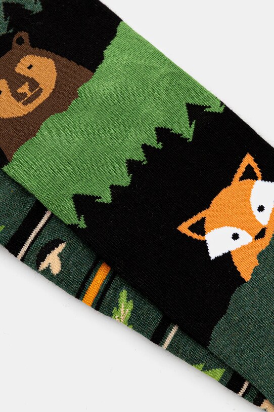 Bavlněné ponožky pánské s rostlinným a zvířecím motivem (2-pack) více barev RW24.LGMB01 vícebarevná RW24