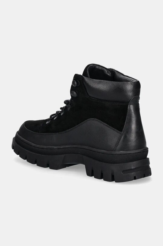 Medicine cizme din piele intoarsa negru RW24.OBM705
