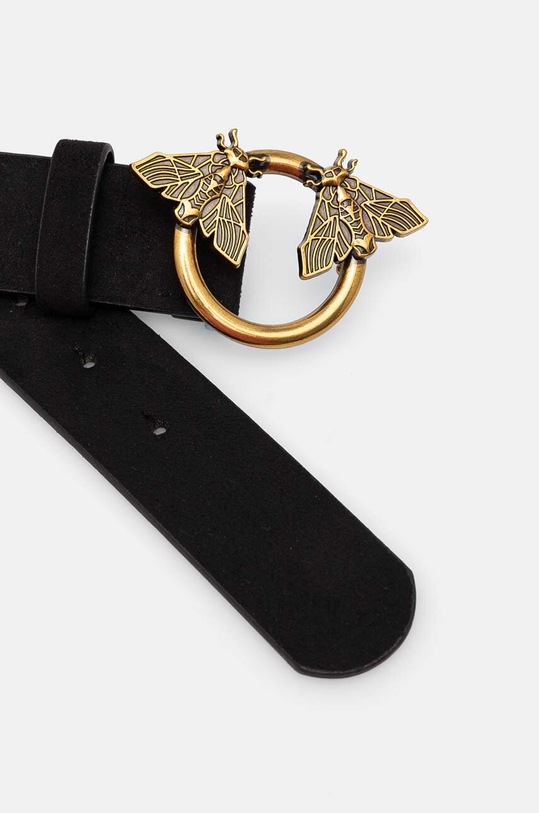 Opasok dámsky z imitácie semišu čierna farba RW24.PAD503 čierna RW24