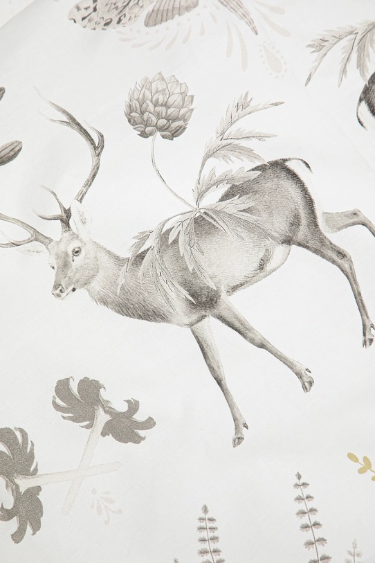 Komplet pościeli bawełnianej wzorzystej 200 x 200 cm kolor beżowy beżowy RW24.PCU705