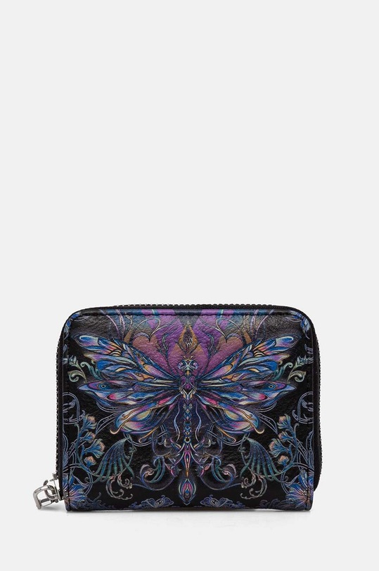 Portfel damski ze skóry ekologicznej wzorzysty kolor multicolor wzorzyste multicolor RW24.PFD300