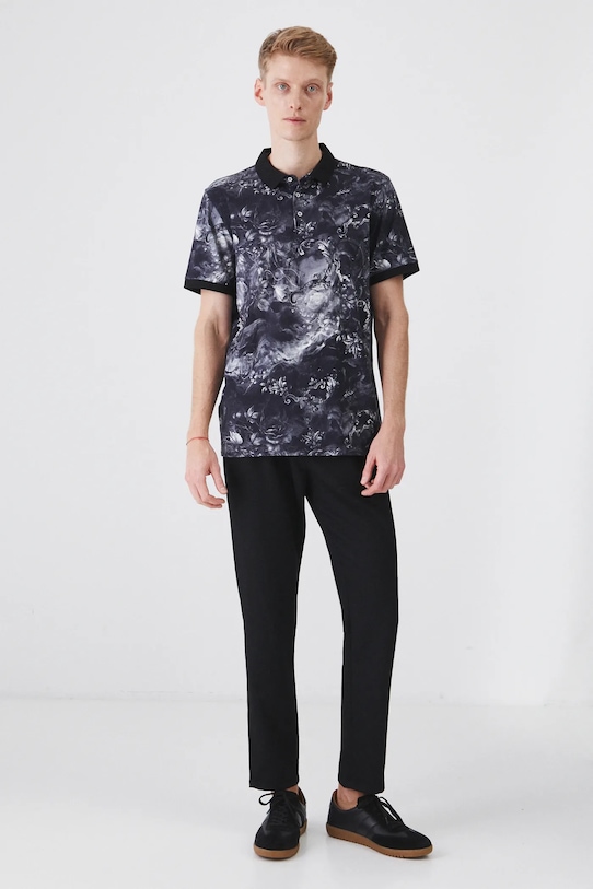 Medicine tricou polo RW24.POMB01 negru RW24