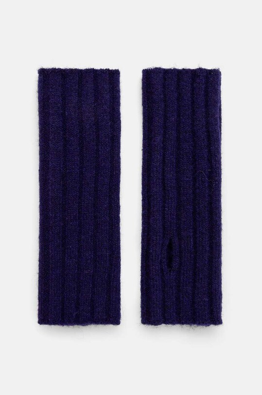 Medicine rękawiczki mitenki damskie z domieszką wełny z domieszką wełny fioletowy RW24.RED502