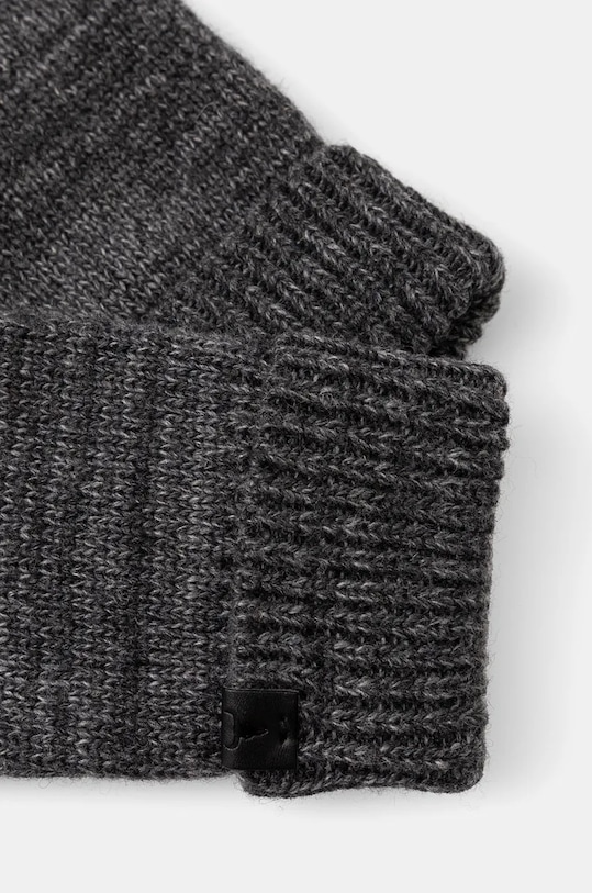 Rękawiczki z domieszką wełny męskie kolor szary RW24.REM704 szary RW24