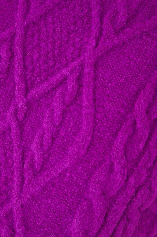 Poncho damskie z fakturą kolor różowy RW24.SAD500 różowy