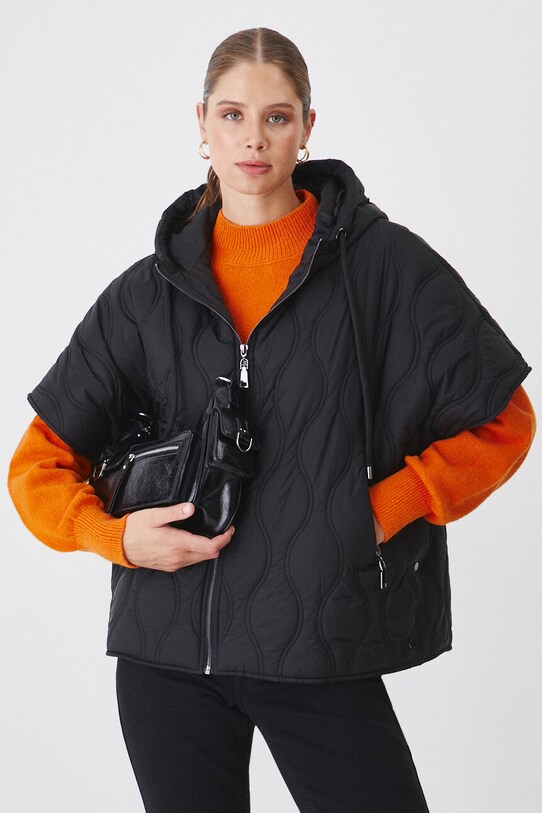 Medicine poncsó RW24.SAD507 fekete RW24