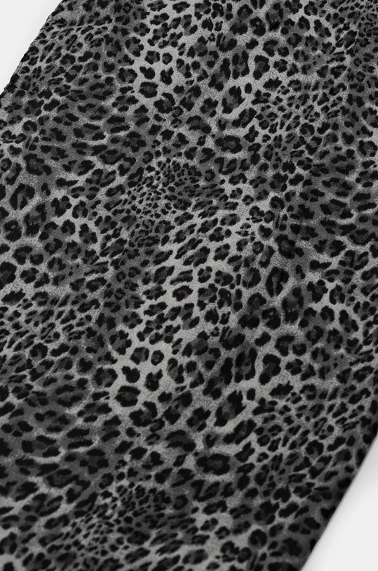 Šál dámsky z viskózy so zvieracím vzorom šedá farba RW24.SAD706 sivá RW24