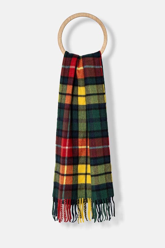 Szal męski w kratę z wiskozą kolor multicolor pozostałe multicolor RW24.SAM600