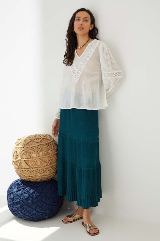 Φούστα Medicine casual τιρκουάζ RW24.SDD201