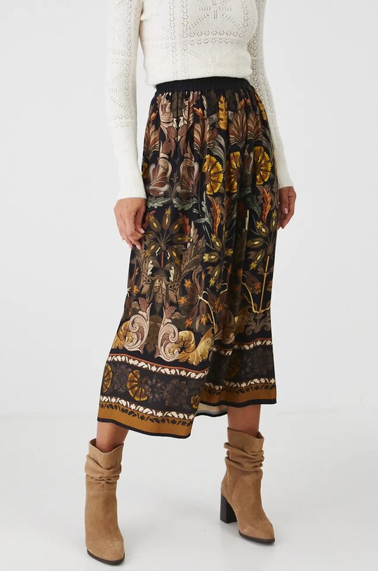 Odzież Spódnica damska maxi wzorzysta kolor multicolor RW24.SDD800 multicolor