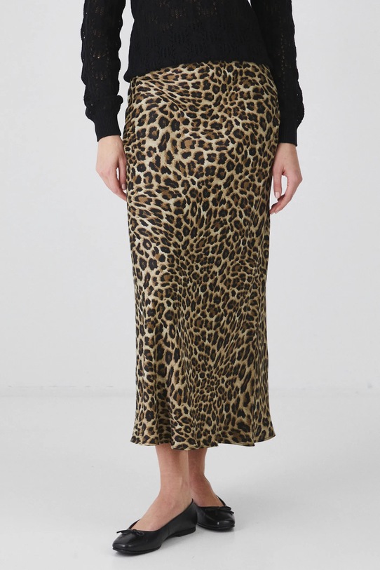Spódnica damska maxi z wiskozy kolor multicolor RW24.SDD970 multicolor RW24