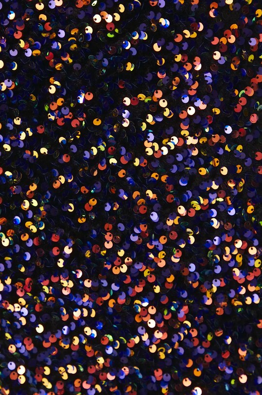 Spódnica damska mini z cekinami kolor multicolor RW24.SDDA01 multicolor