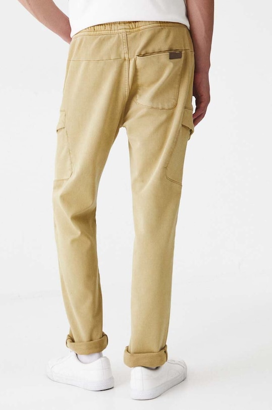 Odzież Jeansy męskie z kieszeniami cargo kolor beżowy RW24.SJM402 beżowy