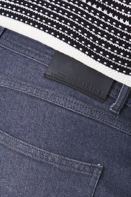 Jeansy męskie straight z surowego denimu kolor szary szary RW24.SJM904