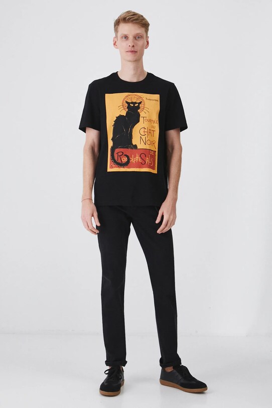 Jeansy męskie slim kolor czarny RW24.SJMB01 czarny RW24