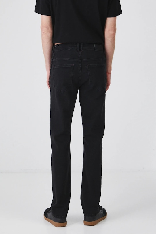 Odzież Jeansy męskie slim kolor czarny RW24.SJMB01 czarny